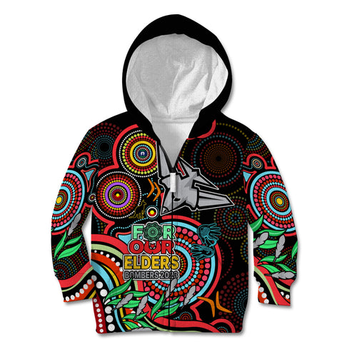 bombers-football-aboriginal-art-kid-hoodie-naidoc-indigenous-tribal