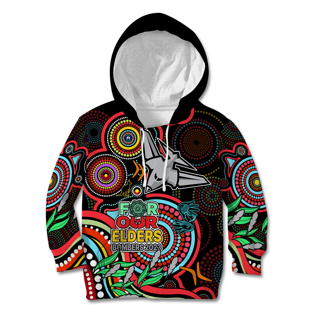 custom-bombers-football-aboriginal-art-kid-hoodie-naidoc-indigenous-tribal