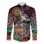 custom-bombers-football-aboriginal-art-long-sleeve-button-shirt-naidoc-indigenous-tribal