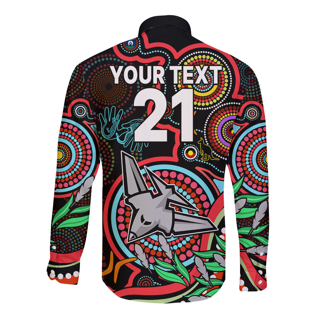 custom-bombers-football-aboriginal-art-long-sleeve-button-shirt-naidoc-indigenous-tribal