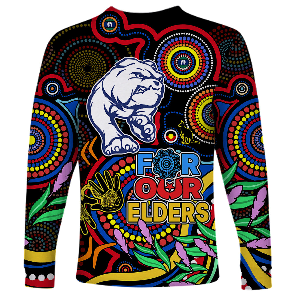 bulldogs-football-aboriginal-art-long-sleeve-shirt-naidoc-indigenous-tribal