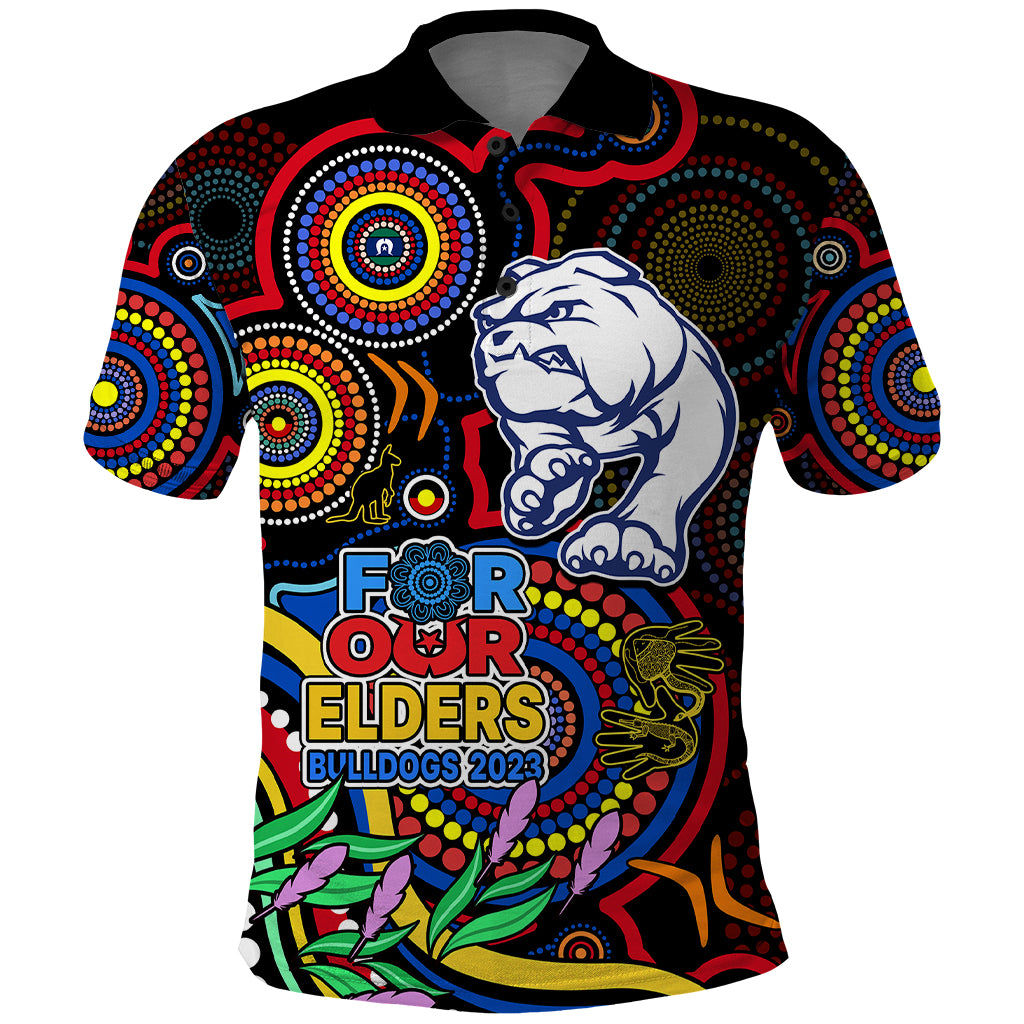 bulldogs-football-aboriginal-art-polo-shirt-naidoc-indigenous-tribal