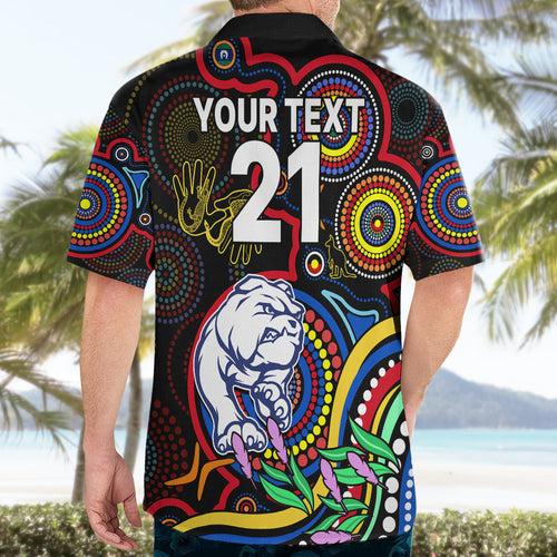 custom-bulldogs-football-aboriginal-art-hawaiian-shirt-naidoc-indigenous-tribal