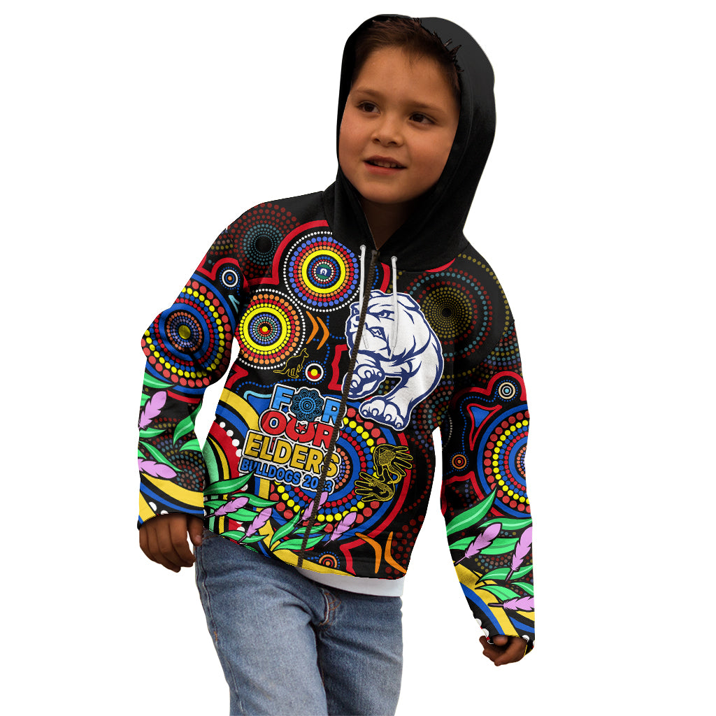 custom-bulldogs-football-aboriginal-art-kid-hoodie-naidoc-indigenous-tribal