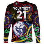 custom-bulldogs-football-aboriginal-art-long-sleeve-shirt-naidoc-indigenous-tribal