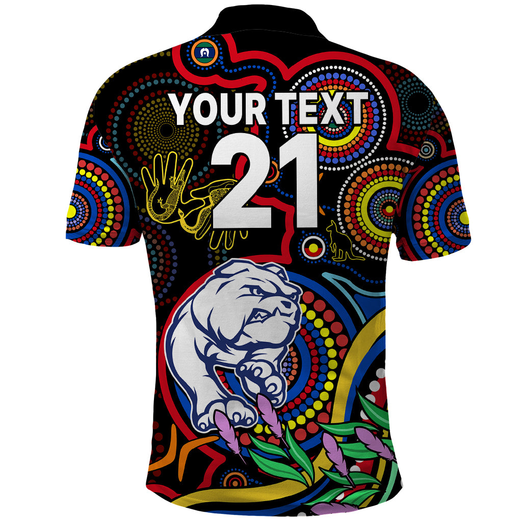 custom-bulldogs-football-aboriginal-art-polo-shirt-naidoc-indigenous-tribal