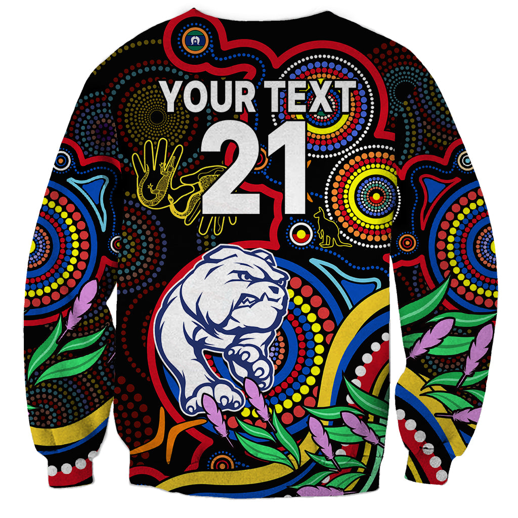 custom-bulldogs-football-aboriginal-art-sweatshirt-naidoc-indigenous-tribal