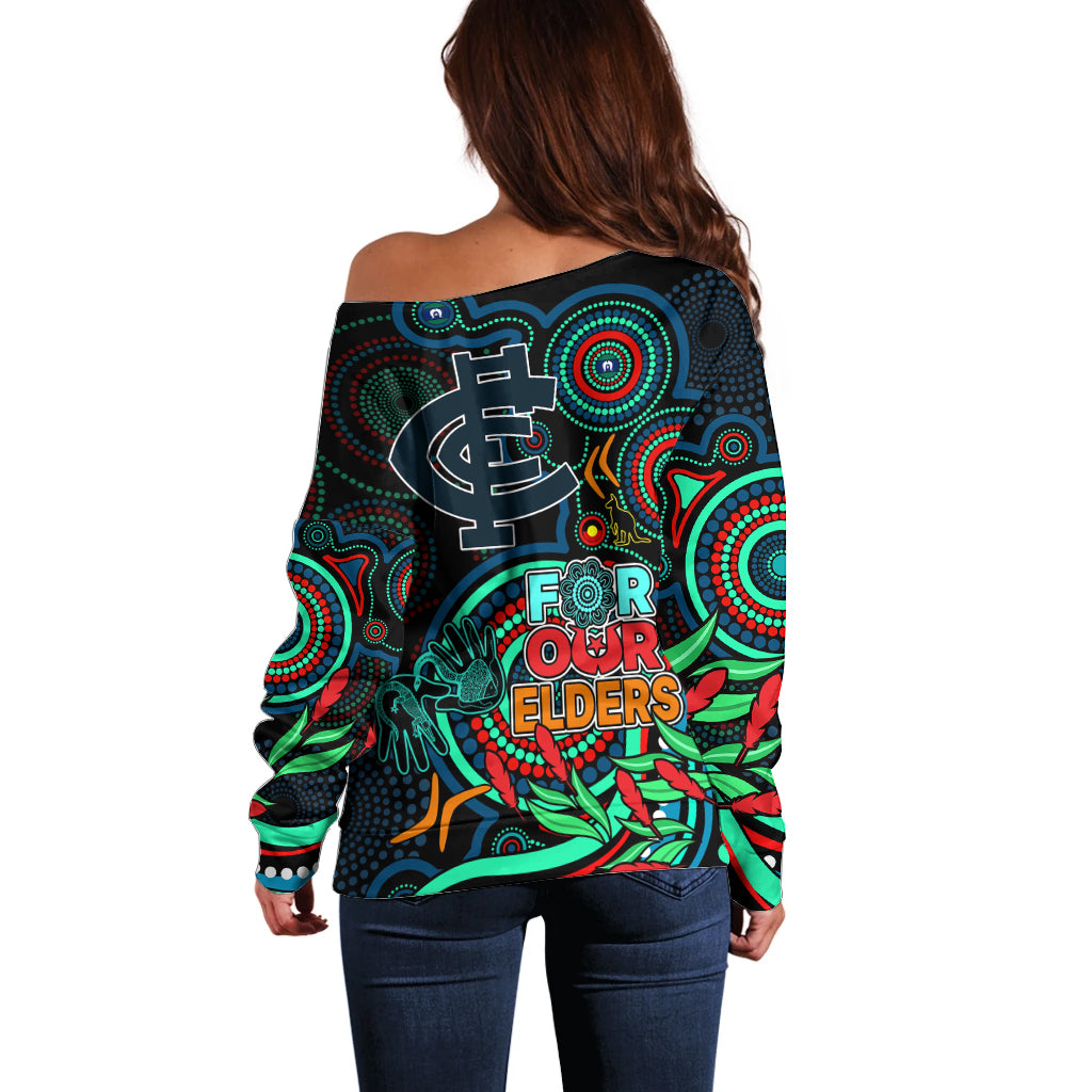 carlton-blues-football-aboriginal-art-off-shoulder-sweater-naidoc-indigenous-tribal