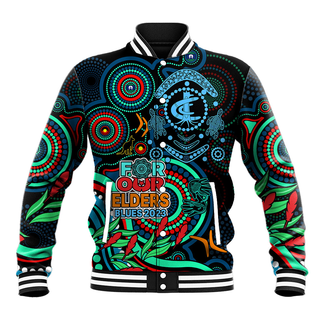 custom-carlton-blues-football-aboriginal-art-baseball-jacket-naidoc-indigenous-tribal