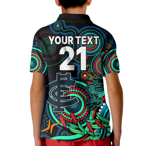 custom-carlton-blues-football-aboriginal-art-kid-polo-shirt-naidoc-indigenous-tribal