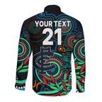 custom-carlton-blues-football-aboriginal-art-long-sleeve-button-shirt-naidoc-indigenous-tribal