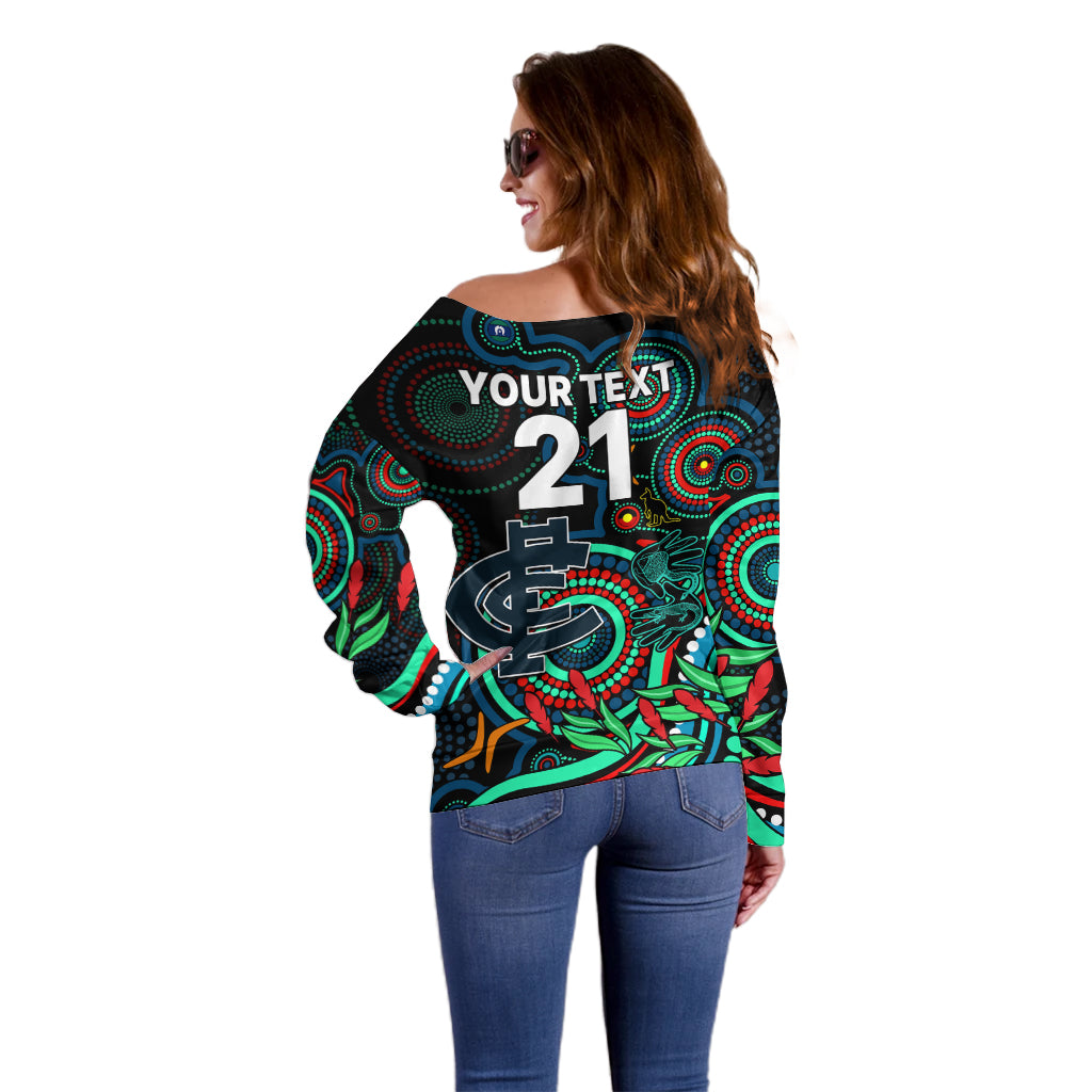 custom-carlton-blues-football-aboriginal-art-off-shoulder-sweater-naidoc-indigenous-tribal
