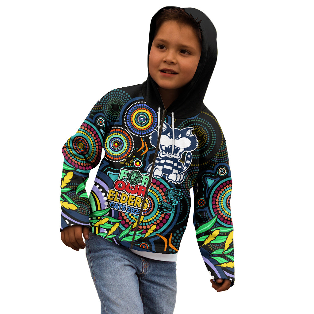 cats-football-aboriginal-art-kid-hoodie-naidoc-indigenous-tribal
