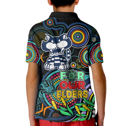 cats-football-aboriginal-art-kid-polo-shirt-naidoc-indigenous-tribal
