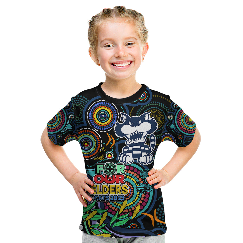 cats-football-aboriginal-art-kid-t-shirt-naidoc-indigenous-tribal