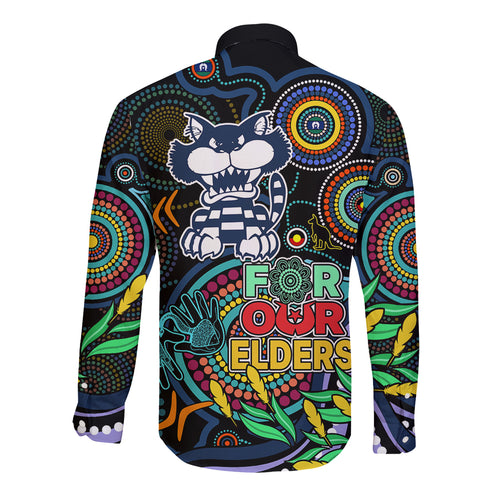 cats-football-aboriginal-art-long-sleeve-button-shirt-naidoc-indigenous-tribal