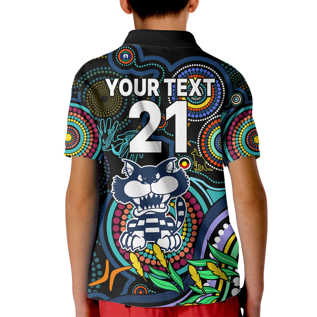 custom-cats-football-aboriginal-art-kid-polo-shirt-naidoc-indigenous-tribal