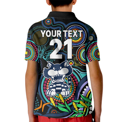 custom-cats-football-aboriginal-art-kid-polo-shirt-naidoc-indigenous-tribal