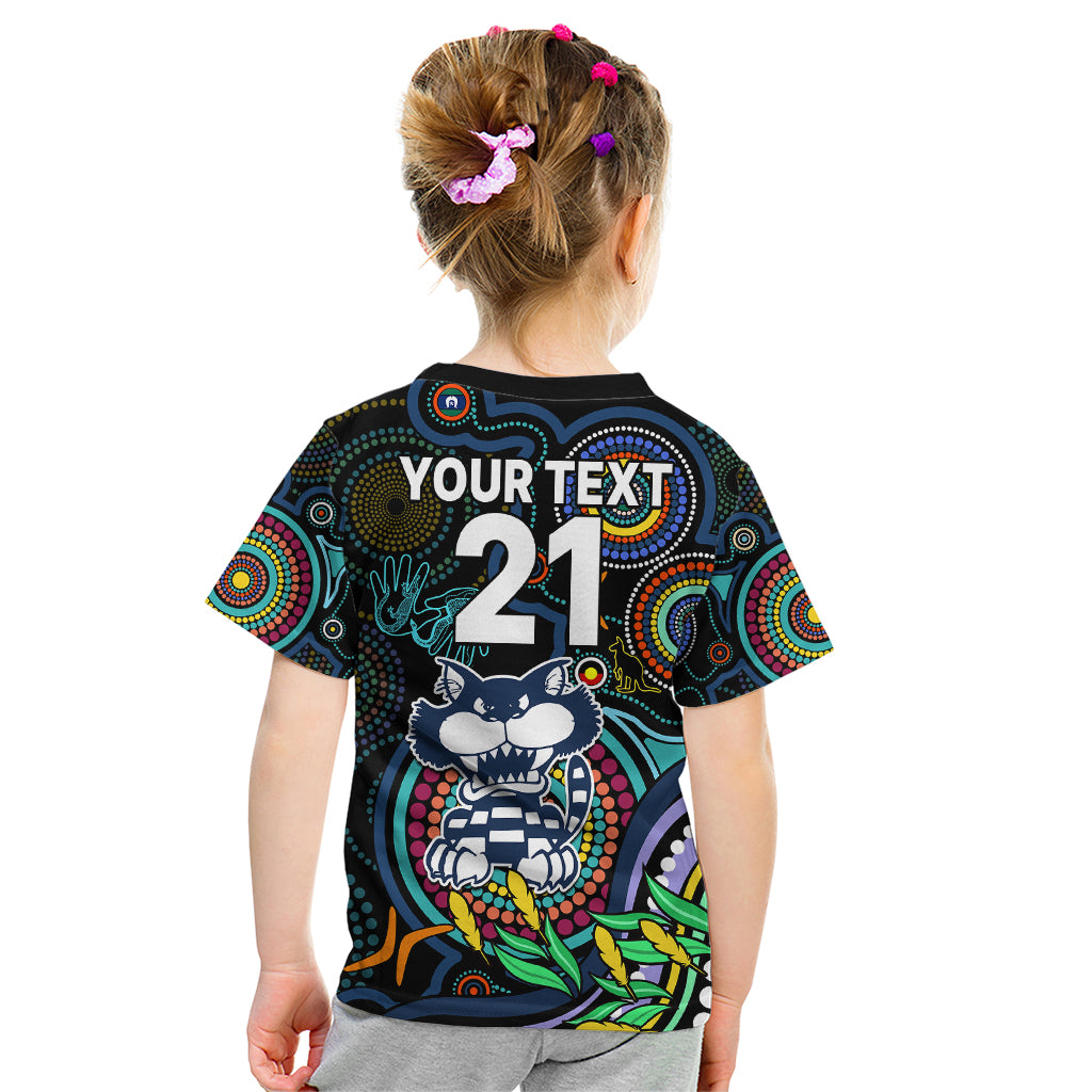 custom-cats-football-aboriginal-art-kid-t-shirt-naidoc-indigenous-tribal