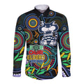 custom-cats-football-aboriginal-art-long-sleeve-button-shirt-naidoc-indigenous-tribal
