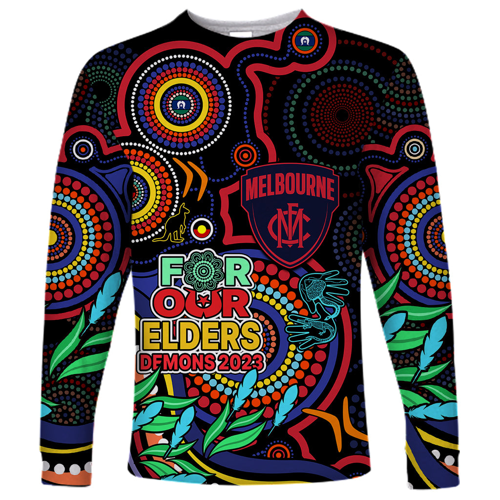 demons-football-aboriginal-art-long-sleeve-shirt-naidoc-indigenous-tribal