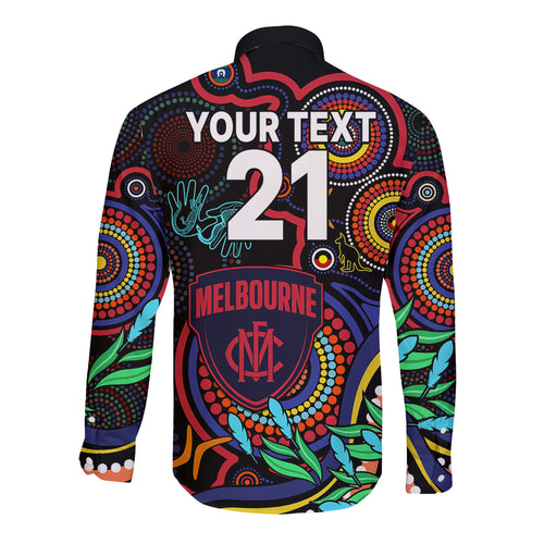 custom-demons-football-aboriginal-art-long-sleeve-button-shirt-naidoc-indigenous-tribal