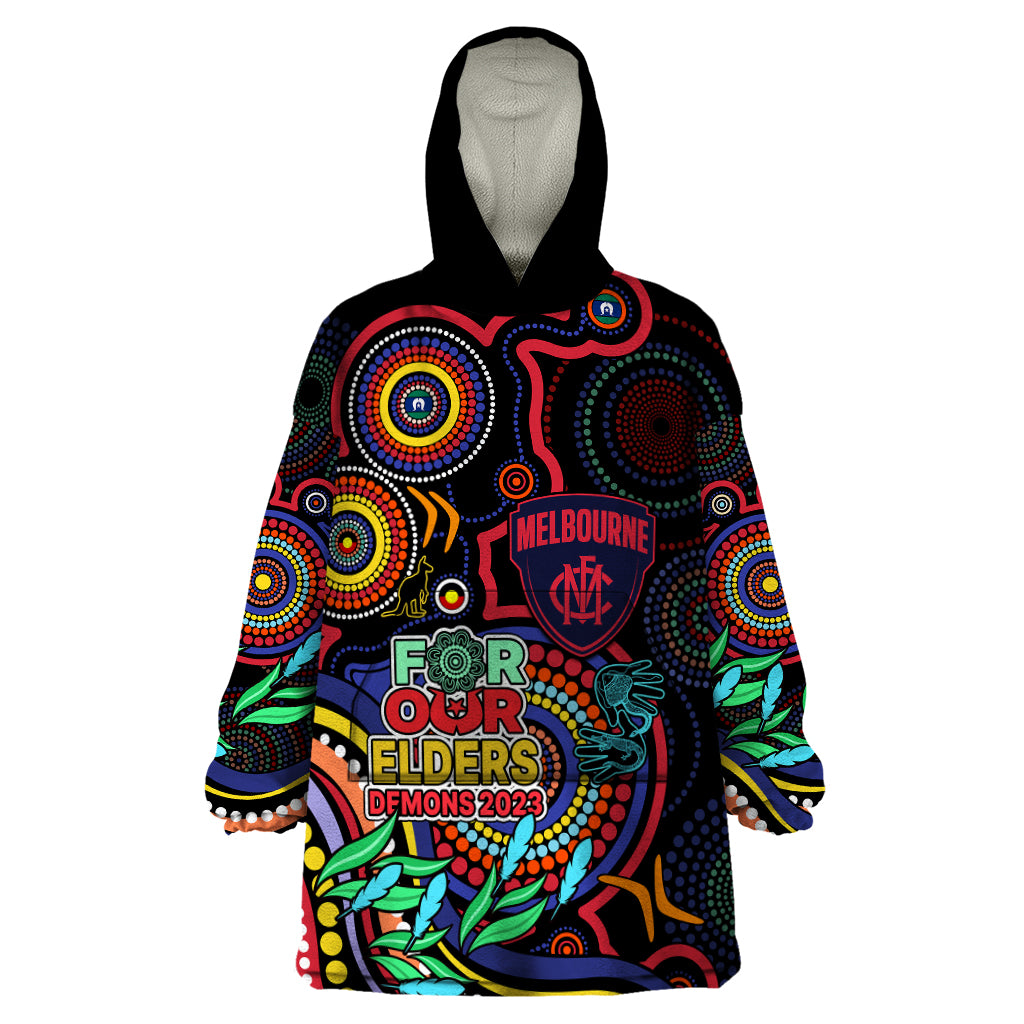 custom-demons-football-aboriginal-art-wearable-blanket-hoodie-naidoc-indigenous-tribal