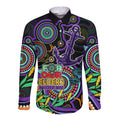 custom-dockers-football-aboriginal-art-long-sleeve-button-shirt-naidoc-indigenous-tribal