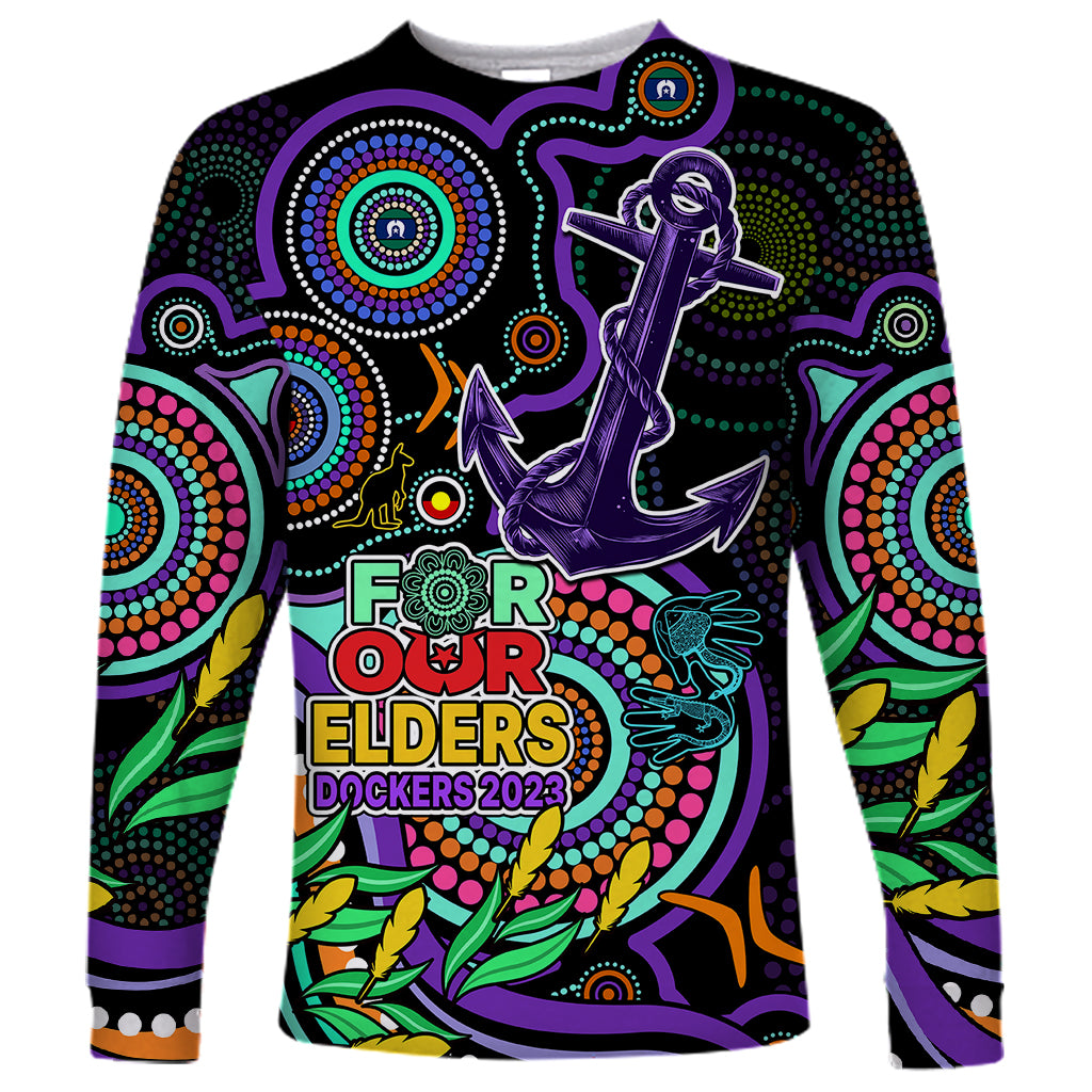 custom-dockers-football-aboriginal-art-long-sleeve-shirt-naidoc-indigenous-tribal