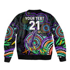 custom-dockers-football-aboriginal-art-sleeve-zip-bomber-jacket-naidoc-indigenous-tribal