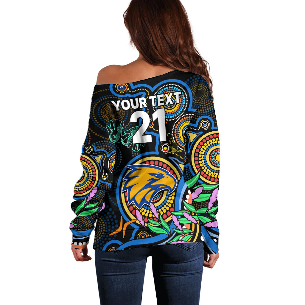 custom-eagles-football-aboriginal-art-off-shoulder-sweater-naidoc-indigenous-tribal