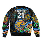 custom-eagles-football-aboriginal-art-sleeve-zip-bomber-jacket-naidoc-indigenous-tribal