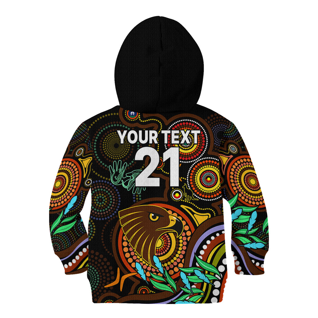 custom-hawks-football-aboriginal-art-kid-hoodie-naidoc-indigenous-tribal