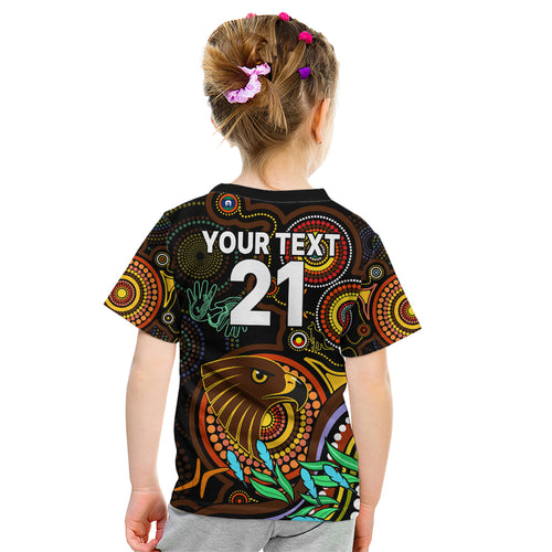 custom-hawks-football-aboriginal-art-kid-t-shirt-naidoc-indigenous-tribal