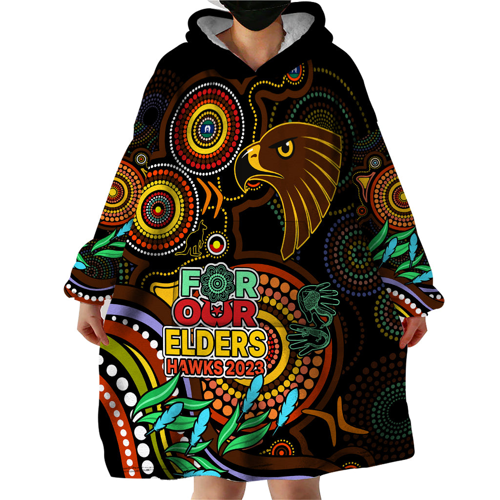 custom-hawks-football-aboriginal-art-wearable-blanket-hoodie-naidoc-indigenous-tribal