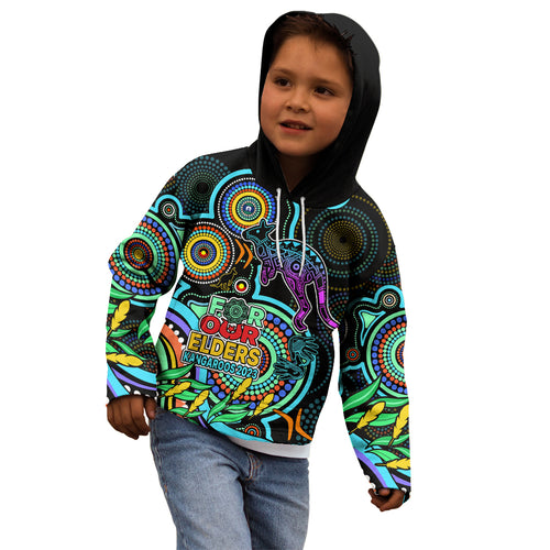 kangaroos-football-aboriginal-art-kid-hoodie-naidoc-indigenous-tribal