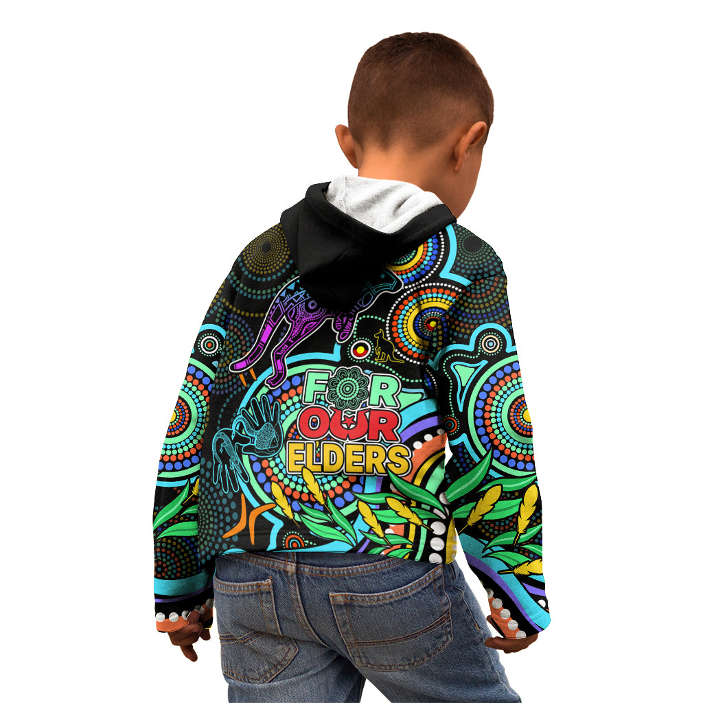 kangaroos-football-aboriginal-art-kid-hoodie-naidoc-indigenous-tribal