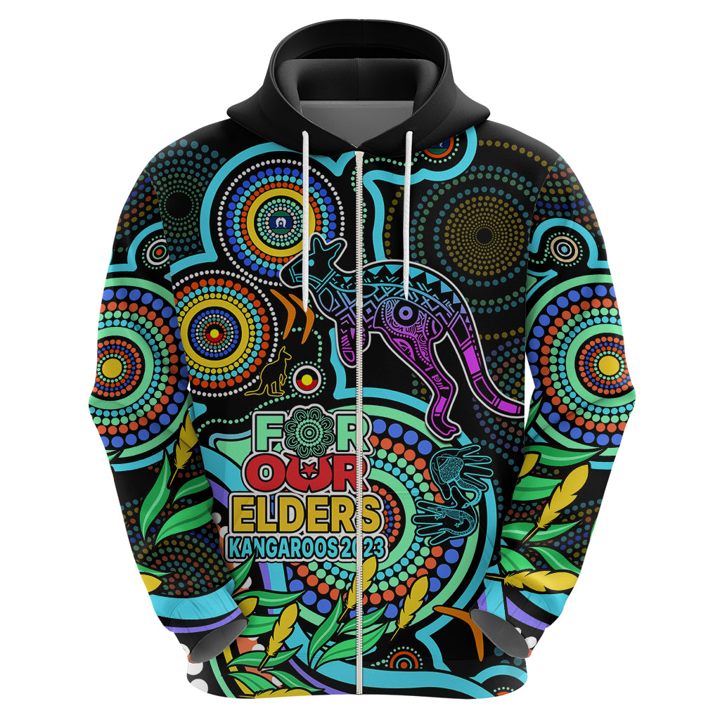 custom-kangaroos-football-aboriginal-art-hoodie-naidoc-indigenous-tribal