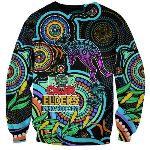 custom-kangaroos-football-aboriginal-art-sweatshirt-naidoc-indigenous-tribal