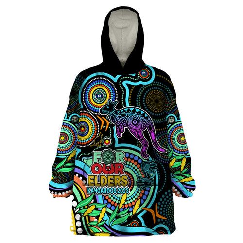 custom-kangaroos-football-aboriginal-art-wearable-blanket-hoodie-naidoc-indigenous-tribal