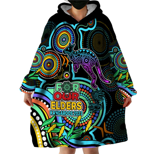 custom-kangaroos-football-aboriginal-art-wearable-blanket-hoodie-naidoc-indigenous-tribal