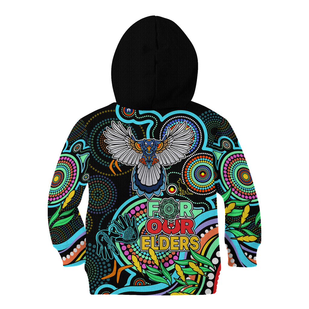 magpies-football-aboriginal-art-kid-hoodie-naidoc-indigenous-tribal