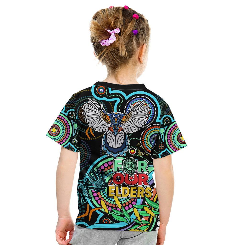 magpies-football-aboriginal-art-kid-t-shirt-naidoc-indigenous-tribal