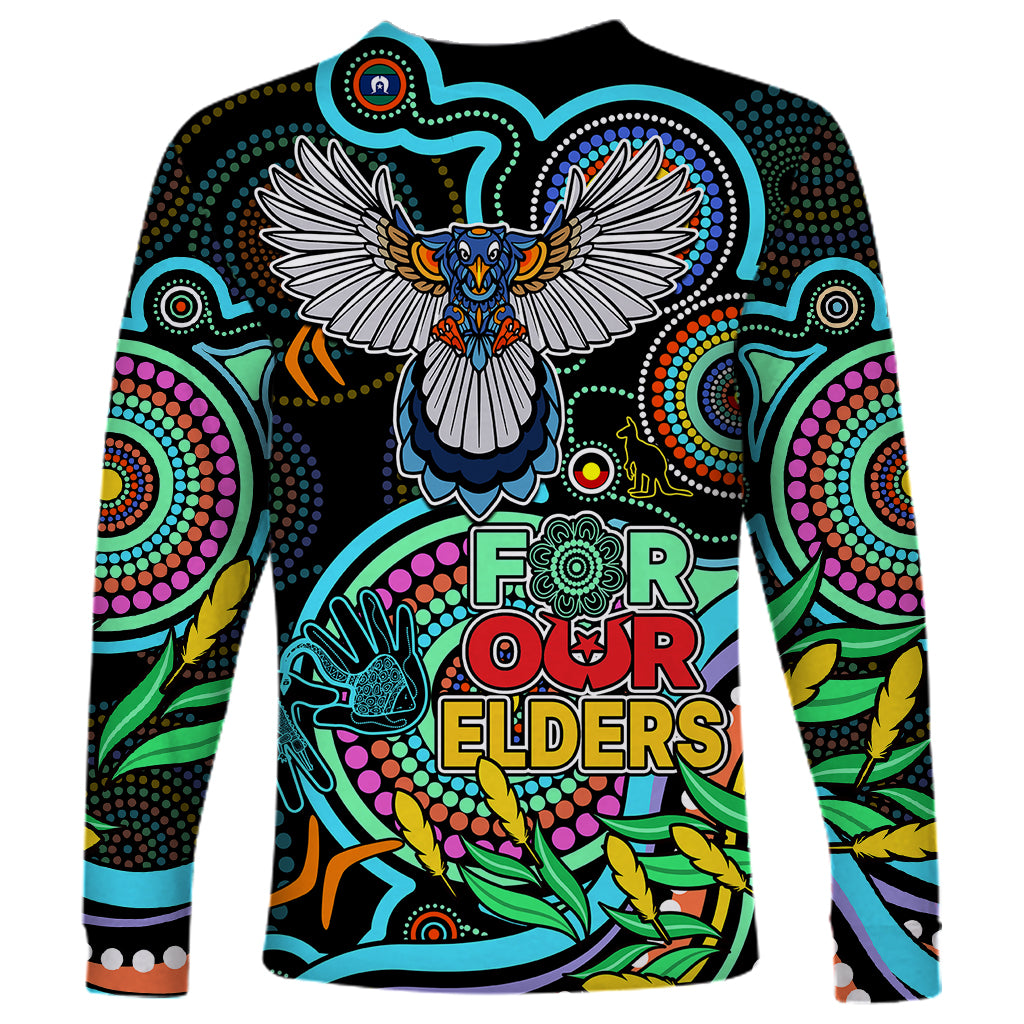magpies-football-aboriginal-art-long-sleeve-shirt-naidoc-indigenous-tribal