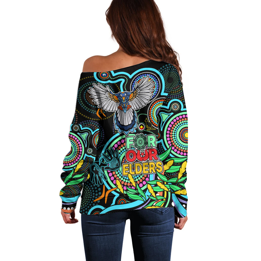 magpies-football-aboriginal-art-off-shoulder-sweater-naidoc-indigenous-tribal
