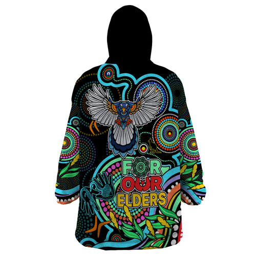 magpies-football-aboriginal-art-wearable-blanket-hoodie-naidoc-indigenous-tribal