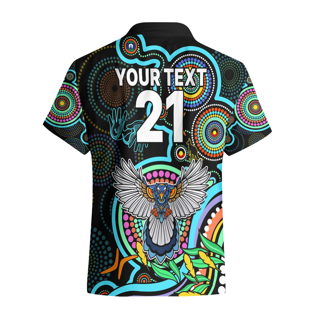 custom-magpies-football-aboriginal-art-hawaiian-shirt-naidoc-indigenous-tribal