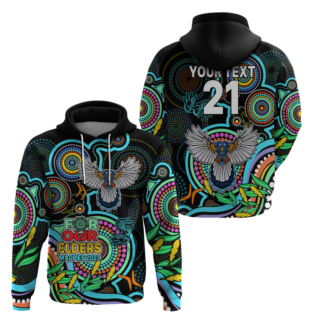 custom-magpies-football-aboriginal-art-hoodie-naidoc-indigenous-tribal