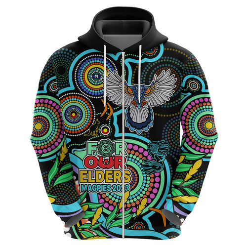 custom-magpies-football-aboriginal-art-hoodie-naidoc-indigenous-tribal