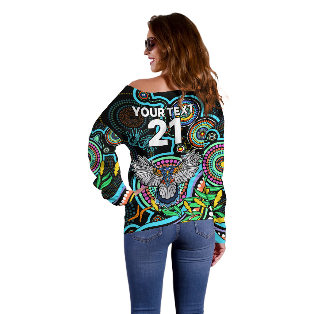 custom-magpies-football-aboriginal-art-off-shoulder-sweater-naidoc-indigenous-tribal